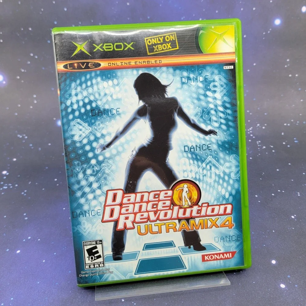 Dance Dance Revolution Ultramix 4 Microsoft Xbox Konami Rhythm Game CIB